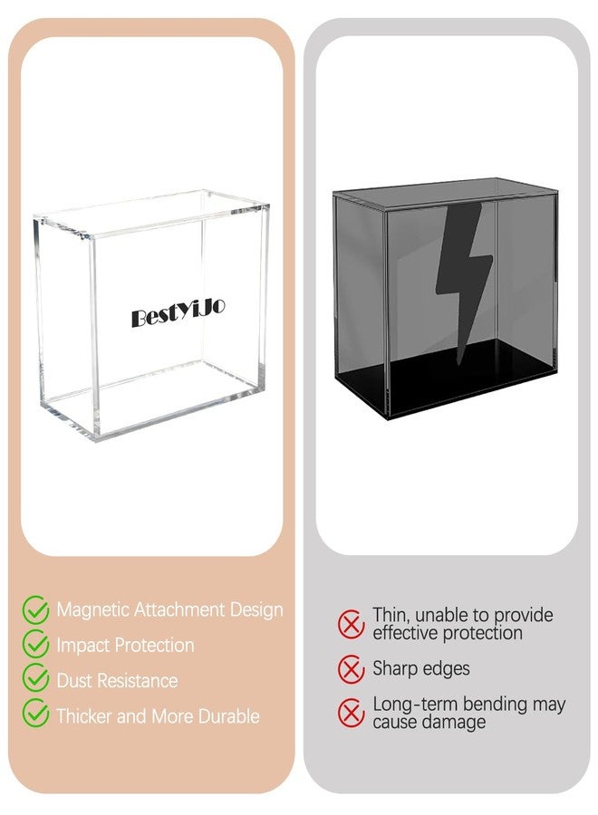 BestYiJo Booster Box Case - 8mm Thick Clear Acrylic Box with Magnetic Closure & Top Loading Design, Compatible with Booster - Scratch-Resistant Storage & Display - Image 5